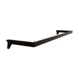 Barre guidon de penderie Square noir L 100 x P 24 cm - Ligne Square 25 noir