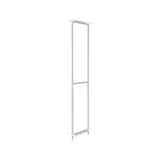 Cadre central Square H 200 cm x P 46,4 cm blanc sablé