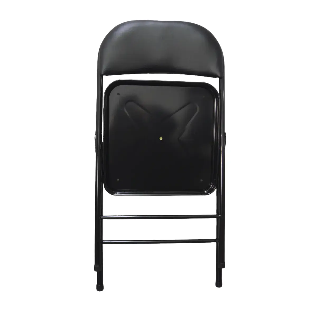 Chaise pliante métal noir rembourrée 46,5 x 47,5 x 79 cm – Chaise pliable réception - Chaise pliante professionnelle - Chaises d'intérieur-5
