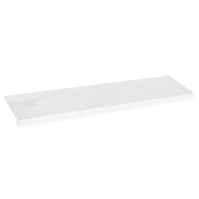 Tablette bois pour rayonnage magasin 100 x 31,8 cm, ép. 18 mm - Blanc Camarillo - Tablettes Bois Brut