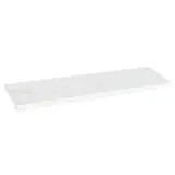 Tablette bois pour rayonnage magasin 100 x 31,8 cm, ép. 18 mm - Blanc Camarillo - Tablettes Bois Brut