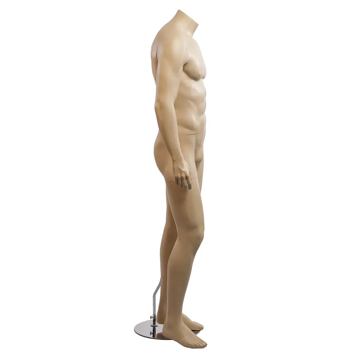 Mannequin homme sans tête H 170 cm Fibre de verre - Chair - Mannequins sans tête-2