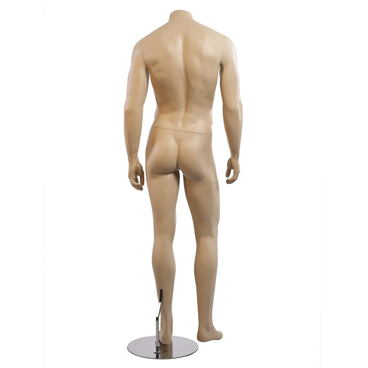 Mannequin homme sans tête H 170 cm Fibre de verre - Chair - Mannequins sans tête-3