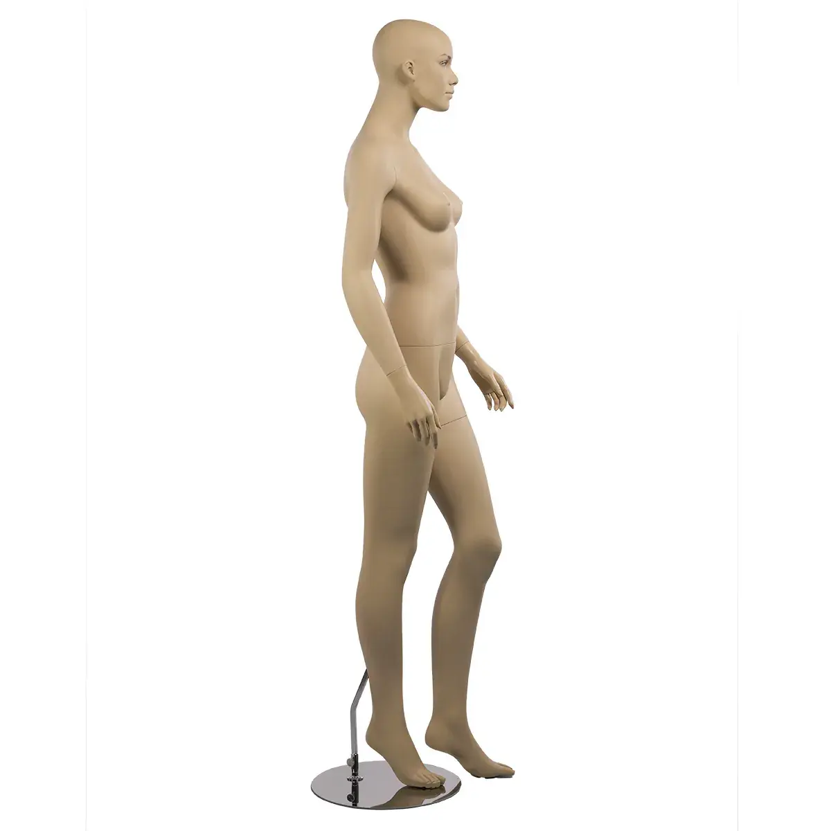 Mannequin femme sans perruque H 182 cm Fibre de verre - Chair - Mannequins fibre de verre sans perruque-2