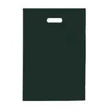 Sac plastique poignées découpées renforcées PEBD 55µ 35 x 45 x 4 cm - Noir - Lot de 100 - Sacs plastique unis, poignées découpées