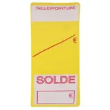 Étiquettes adhésives Soldé Spécial chaussures 3 x 7 cm - Lot de 500 - Étiquettes adhésives Soldes