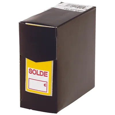 Étiquettes adhésives Soldé Spécial chaussures 3 x 7 cm - Lot de 500 - Étiquettes adhésives Soldes-2