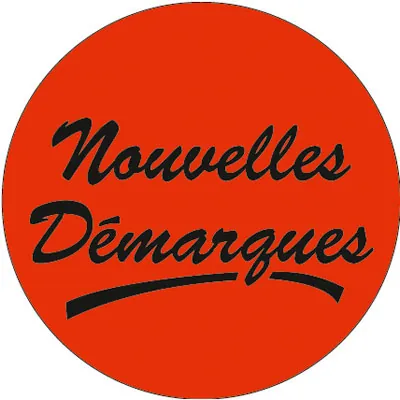 Gommettes adhésives Nouvelles Démarques - Étiquettes adhésives Soldes, Étiquettes promotionnelles