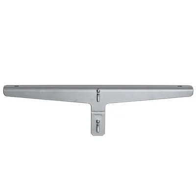 Console de milieu L 30 cm gris alu - Crémaillères économiques