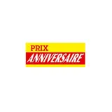 Affiche promo Prix Anniversaire 68 × 28 cm rouge / jaune - Affiches Soldes