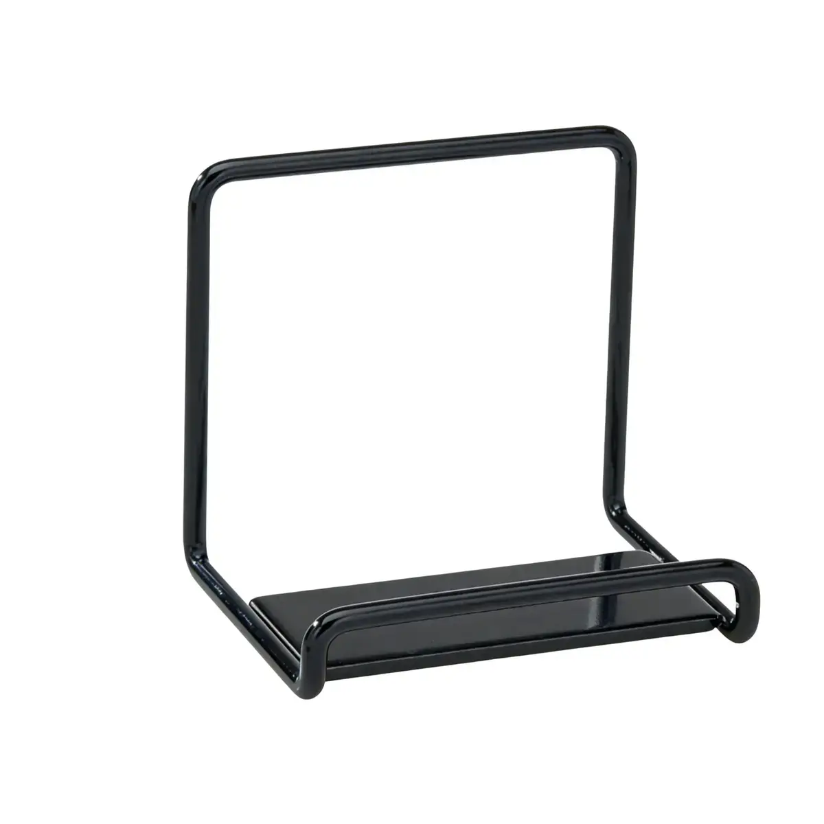 Présentoir sac fil noir métal 8 x 7 x 6 cm - Présentoir de livres fil métal - Chevalet de présentation - Présentoirs sacs et portefeuilles