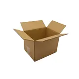 Caisse carton - Caisse américaine carton hauteur variable - carton simple cannelure 20 x 15 x 10/15 cm – Lot de 10 - Caisses américaines cartons