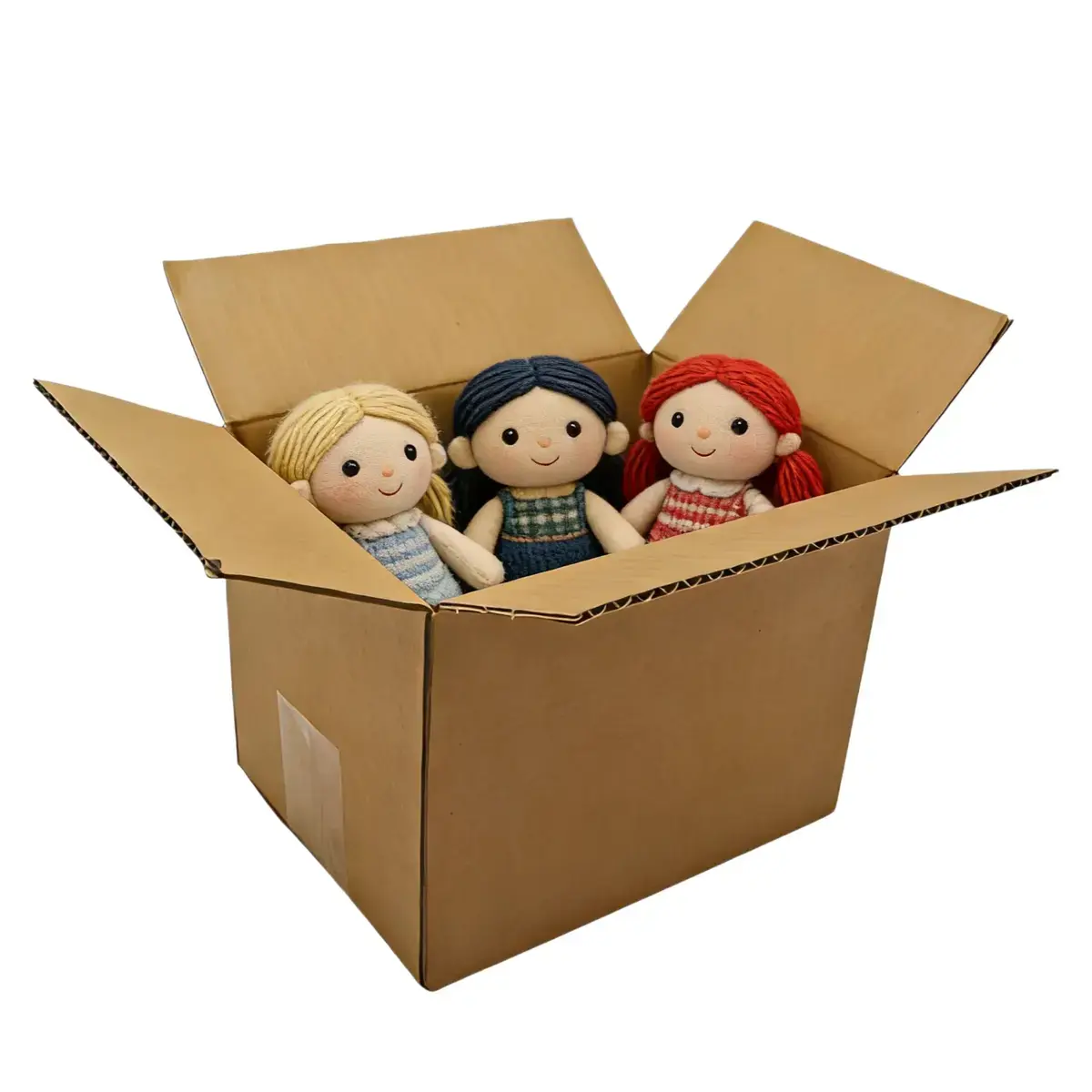 Caisse carton - Caisse américaine carton hauteur variable - carton simple cannelure 30 x 20 x 10/20 cm – Lot de 10 - Caisses américaines cartons-2