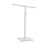 Présentoir réglable porte sac en T H 35 à 63 cm métal blanc – Présentoir sac à main - Présentoirs sacs et portefeuilles