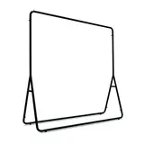 Portant minimaliste droit fixe noir L.150 x P.40 x H.160 cm - Portants à vêtements droits