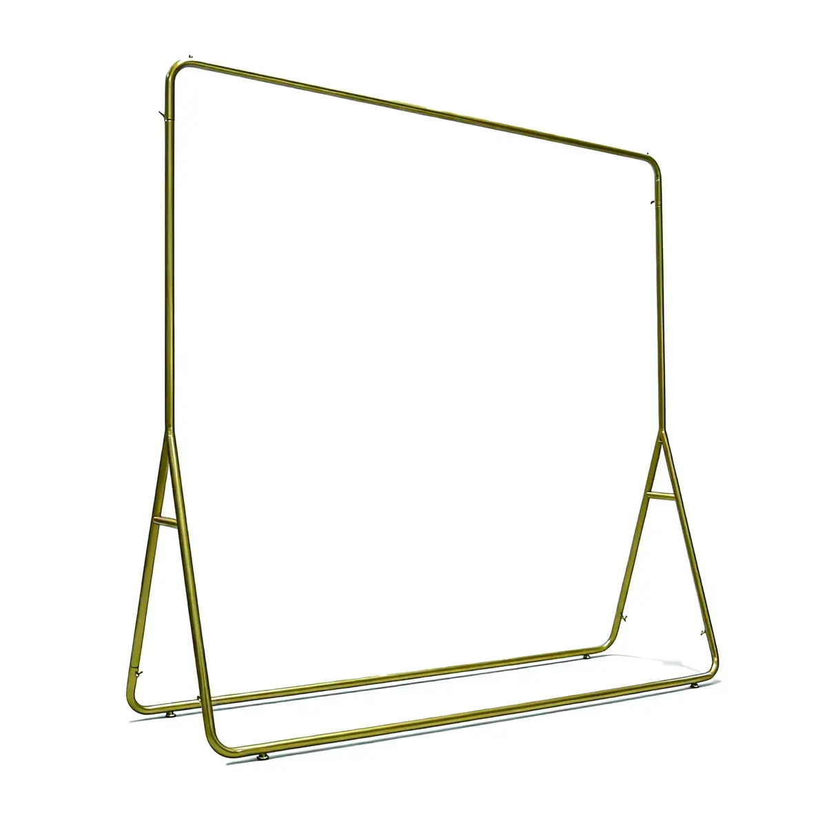 Portant minimaliste droit fixe doré L.150 x P.40 x H.160 cm - Portants à vêtements droits