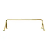 Barre penderie déportée 4 fixations murales dorée L.100 x P.28 cm - Accessoires muraux