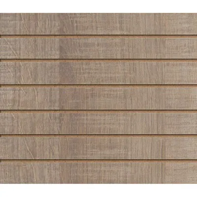 Panneau rainuré entraxe 15 cm 100 x 62,7 cm ép. 18 mm MDF - Chêne gris – Lot de 2 - Panneaux rainurés