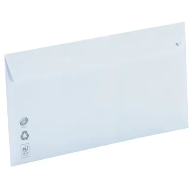 Enveloppe blanche DL 110 x 220 mm 80g sans fenêtre La Couronne - Paquet de 100 - Enveloppes blanches, Enveloppes kraft-3