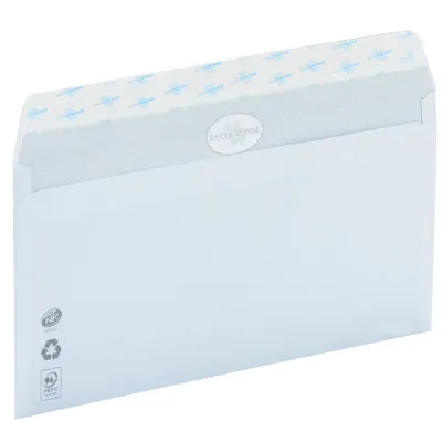 Enveloppe blanche DL 110 x 220 mm 80g sans fenêtre La Couronne - Paquet de 100 - Enveloppes blanches-4