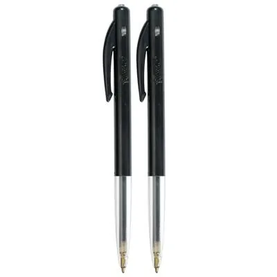 Stylos - Bic M10 - rétractables - noir - Stylos billes