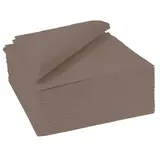 Serviette Celisoft non tissée 40 x 40 cm - Serviette jetable - Serviette de table papier - Argile - Paquet de 50 - Serviettes jetables, Serviettes cocktails