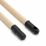 Manche à balai bois 1,30 m ø 24 mm universel – Manche bois à visser 130 cm - Balais et pelles