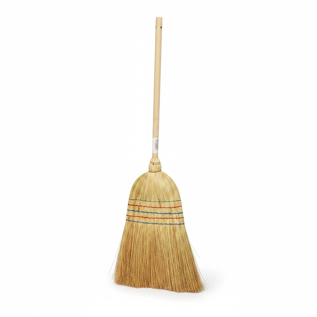 Balai paille de riz 5 fils 140 cm – Balai paille - Balais et pelles-2