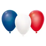 25 ballons latex bleu blanc rouge ø 30 cm - Décoration coupe du monde - Ballons et Accessoires de fête