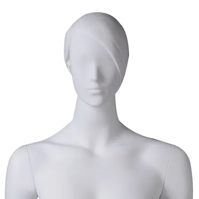 Mannequin femme, tête et cheveux sculptés - Mannequins cheveux sculptés-2