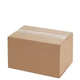 Caisse carton - Caisse américaine carton hauteur variable - carton simple cannelure 60 x 40 x 10/20 cm – Lot de 10 - Caisses américaines cartons