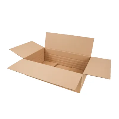 Caisse carton - Caisse américaine carton hauteur variable - carton simple cannelure 60 x 40 x 10/20 cm – Lot de 10 - Caisses américaines cartons-4