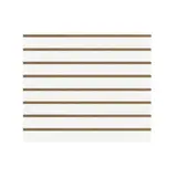 Panneau rainuré Blanc craie, entraxe 10 cm - Fonds rainurés Ligne Store