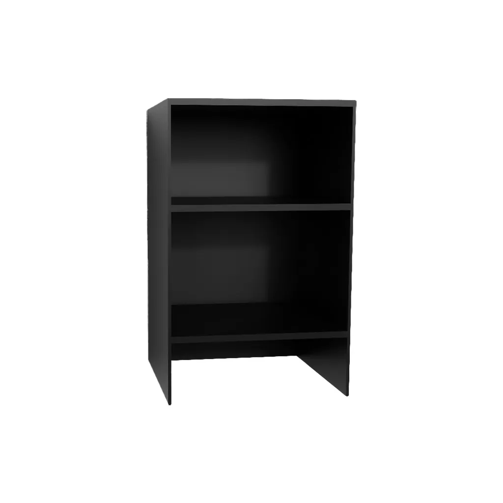 Caisse d'accueil Soft Black - L 55 x H 88 cm - Comptoirs Boutique-2
