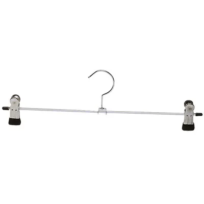 Cintre métal avec pinces antidérapantes 20 cm - Cintre à pinces - Lot de 100 - Cintres à pinces