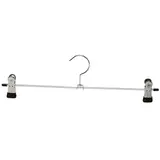 Cintre métal avec pinces antidérapantes 20 cm - Cintre à pinces - Lot de 100 - Cintres à pinces