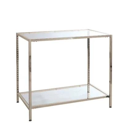 Structure de table nickel brossé 105,2 x 65,2 x 90 cm - Piètement table - Armature table - Structures tables, Armatures table