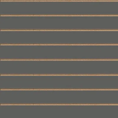 Panneau rainuré entraxe 15 cm 120 x 120 cm ép. 18 mm MDF - Gris anthracite – Lot de 2 - Panneaux rainurés