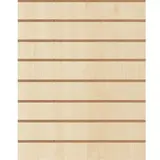 Panneau rainuré Érable, entraxe 15 cm - Ligne Crémawall