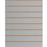 Panneau rainuré Gris clair, entraxe 15 cm - Ligne Crémawall
