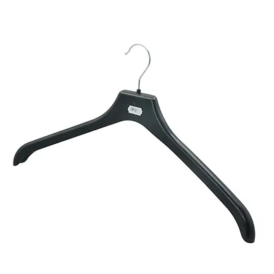 Cintre noir plastique 44 cm - Cintre robe - Cintre chemise - Lot de 50 - Cintres plastique