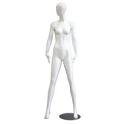 Mannequin femme, finition laquée, bras le long du corps - Mannequins femmes
