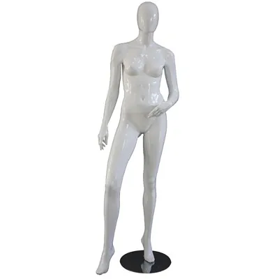 Mannequin femme, finition laquée, main gauche sur la hanche - Mannequins femmes