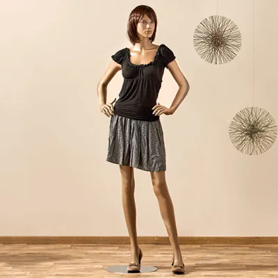 Mannequin femme sans perruque - Mannequins fibre de verre sans perruque-3