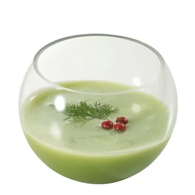 Verrine Sph'air 75 ml plastique transparent - Mini-verrine - Verrine jetable - Lot de 40 - Verrines