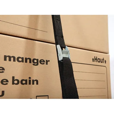 Sangle d'arrimage avec boucle autobloquante 200kg 5 m x 25 mm - Matériel de déménagement-3