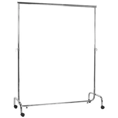 Portant vêtement professionnel droit L 140 + 2 rallonges 33 cm - hauteur réglable 120/200 cm - Portants à vêtements droits