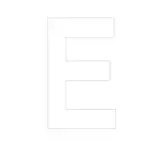 Lettre adhésive E 90 mm PickUp Mono Nobel – Blanc - Lettrage adhésif - Lettres et chiffres adhésifs