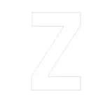Lettre adhésive Z - Lettres et chiffres adhésifs