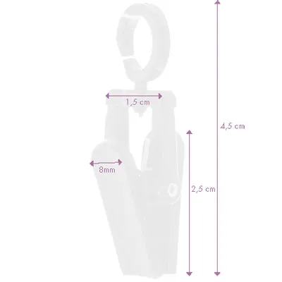 Pinces à suspendre - Cintres pour accessoires-2